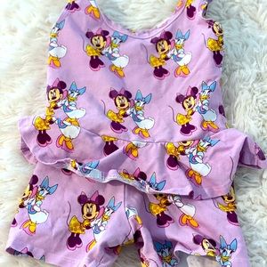 Wild Rich Kids Minnie/Daisy Skirted Romper 3/4